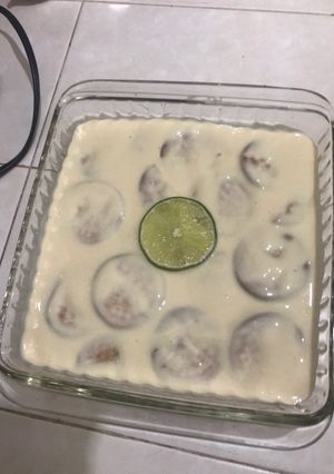 Una foto de Pastel frío de limón