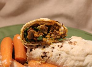 Φωτογραφία της συνταγής Νηστίσιμο Burrito με φακές