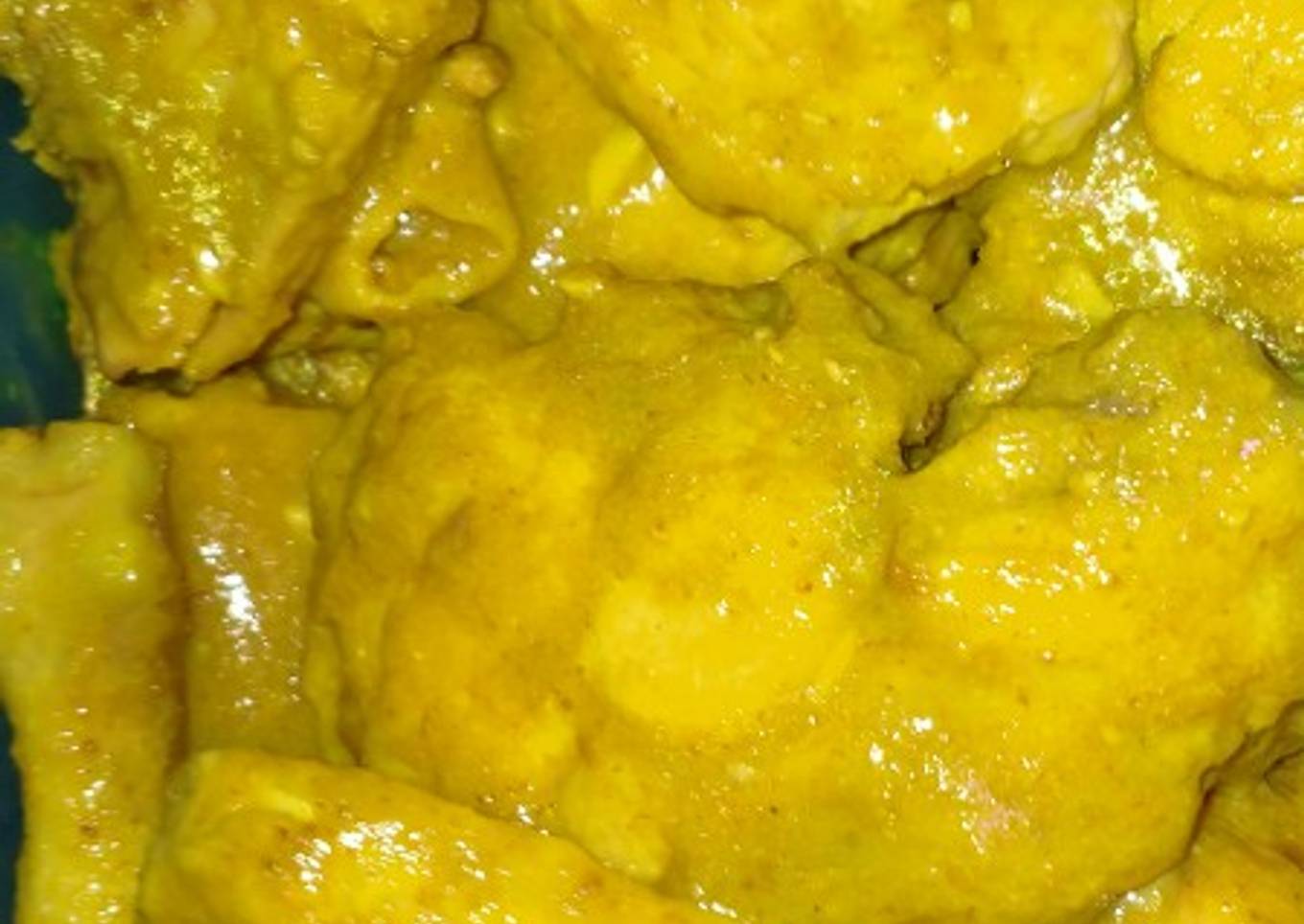 Ayam dan tempe ungkep