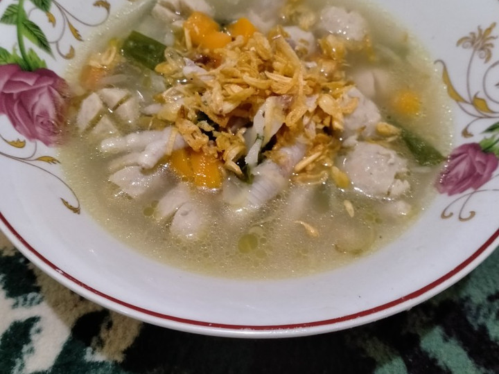 Resep Sayur sop baso ceker yang Menggugah Selera