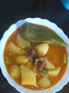 صورة لوصفة مرقة بالبطاطا