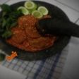 Tempe penyet sambal goreng