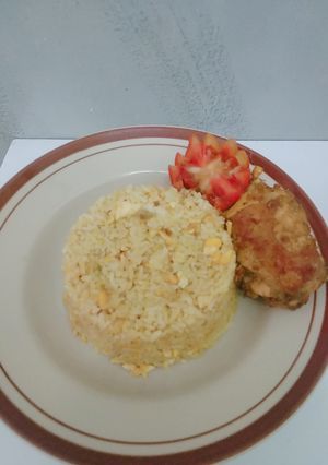 Foto resep Nasi goreng terasi kunyit