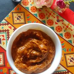 A picture of South Indian style Guava Chutney.