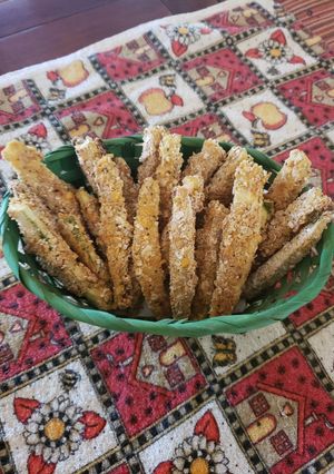 Una foto de Bastoncitos de zucchini💚