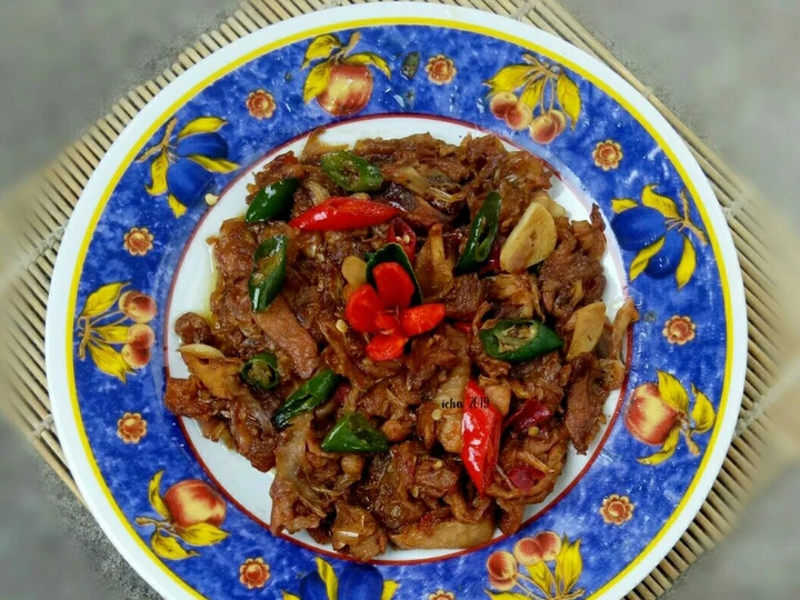 Langkah Mudah untuk Menyiapkan Resep Sambal goreng mandai bumbu simpel yang Enak Banget Anti Ribet, Mantap
