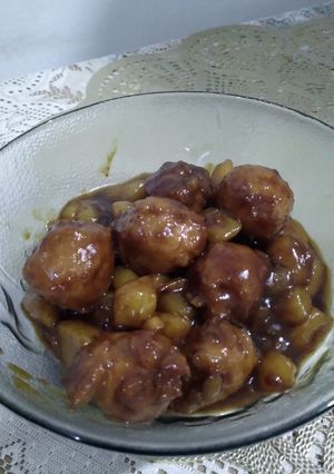 Foto resep Bola Bola Ayam Manis
