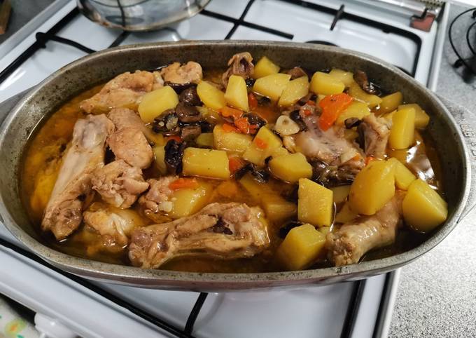 Жаркое с грибами