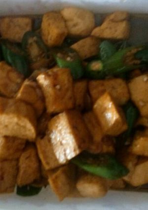 Foto resep Tahu kecap cabe hijau