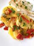 Patatas a lo pobre con huevo (con patata cocida)