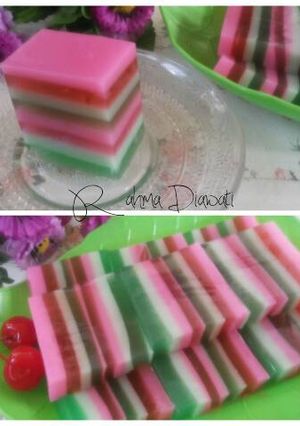 Foto resep Puding lapis
