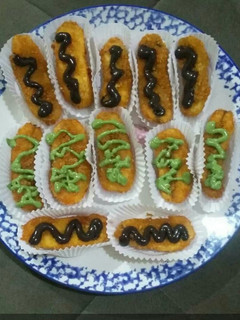 Foto resep Pisang nugget lumer coklat dan green tea