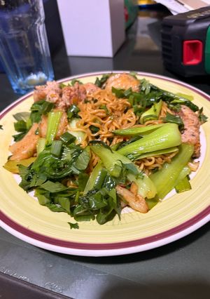 Foto resep Mie Goreng Sayur Lengkap Bakso