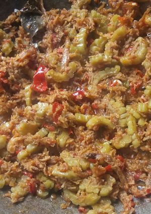 Foto resep Tumis Pare Teri Pedas