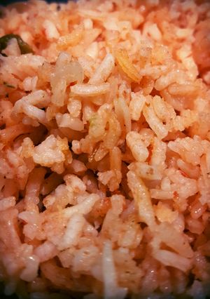 A picture of Quick red rice.