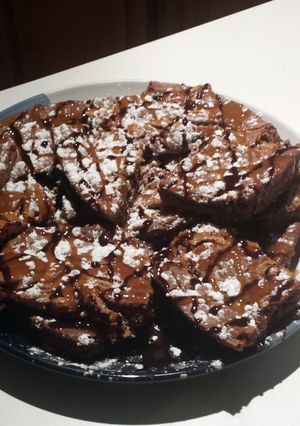 A picture of Peanut butter brownie swirl.