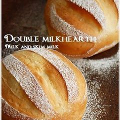 A picture of Double Milk Hearth Bread.