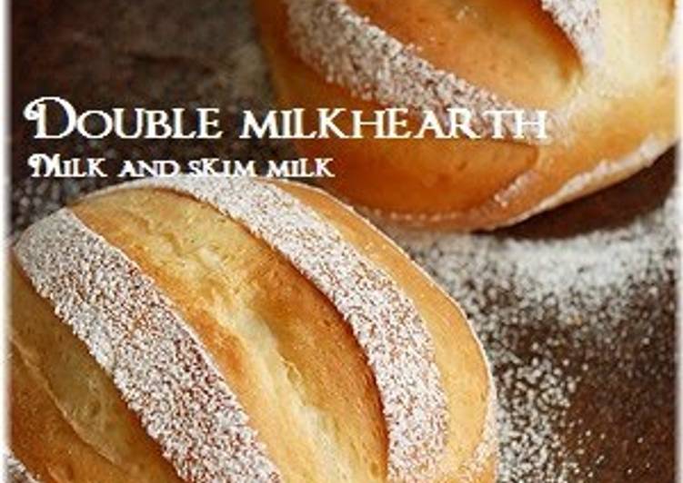 Easiest Way to Prepare Speedy Double Milk Hearth Bread