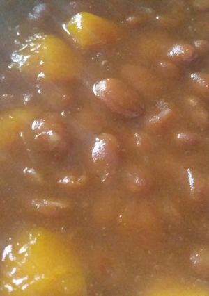 A picture of Fall Baked Beans.