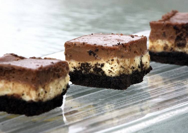 Recipe of Speedy Nutella Cheesecake Bars