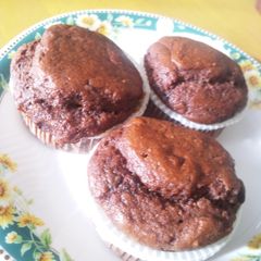 A picture of Tofu Chocolate Chip Muffins.
