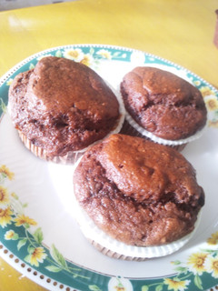 A picture of Tofu Chocolate Chip Muffins.