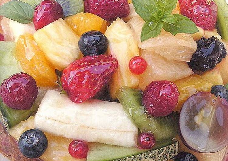 Recipe of Favorite Tarte aux Fruits (Fruit Tart)