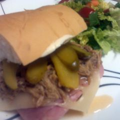 A picture of 2smile Cuban sandwich.