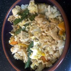 A picture of Homemade Chicken Fried Rice.