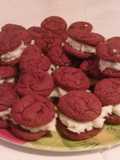 Red Velvet Cookies With Cream Cheese Frosting