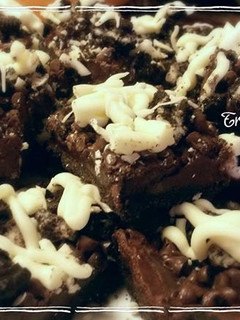A picture of ~ Triple Chocolate Oreo Bars ~.