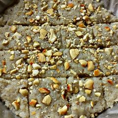 A picture of Khoya Coconut Burfi.