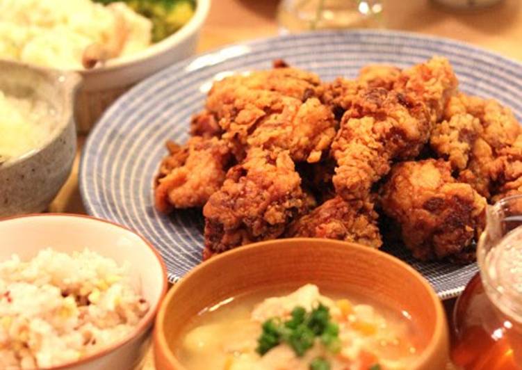 Step-by-Step Guide to Make Favorite Juicy Chicken Thigh Karaage (Fried Chicken)