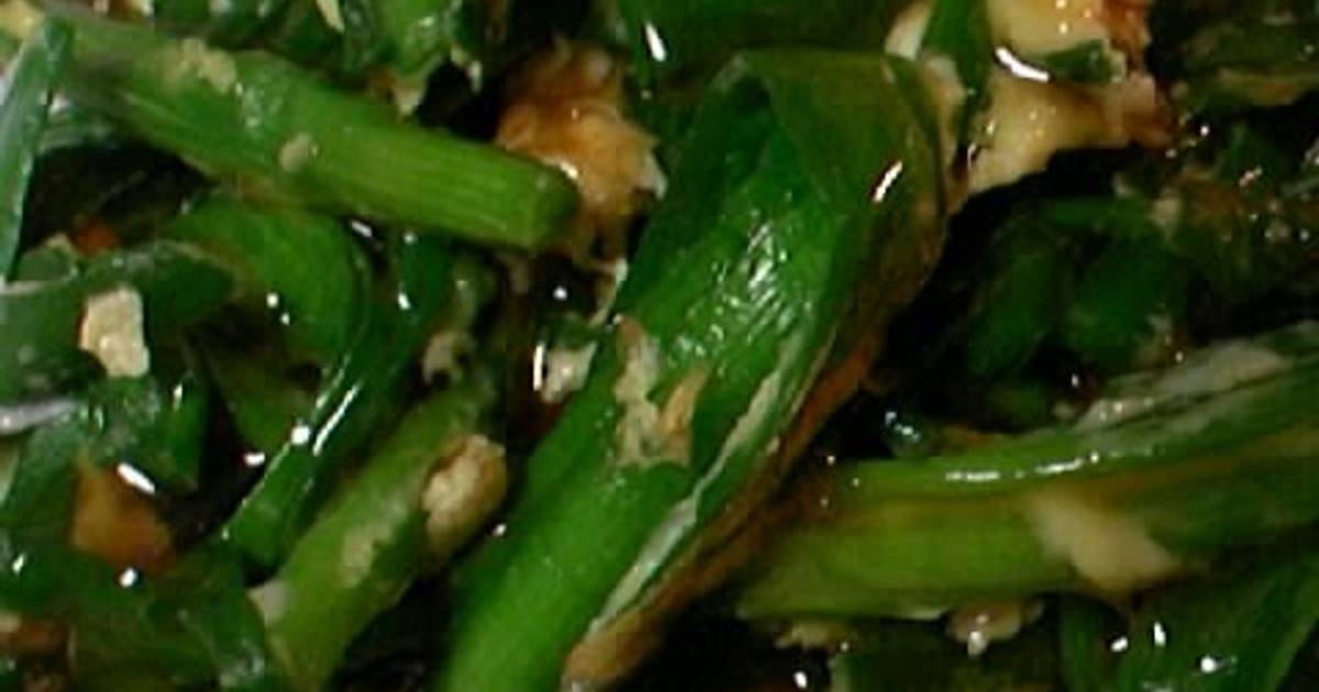 Chinese Chive Omelette with Thick Ankake Sauce Recipe by cookpad.japan