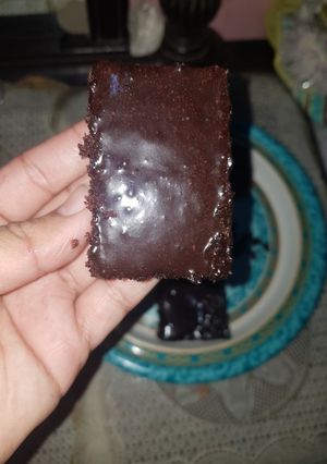 A picture of Cakey brownies soft and moist.