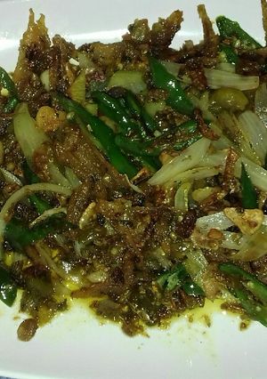 Foto resep Ikan Asin Sepat Sambal Ijo