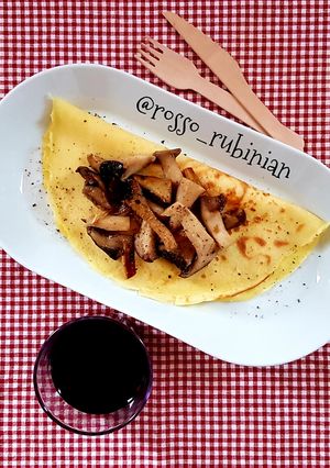 Foto di Crepes con funghi cardocelli