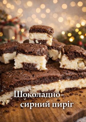 Фото Шоколадно-сирний пиріг.
