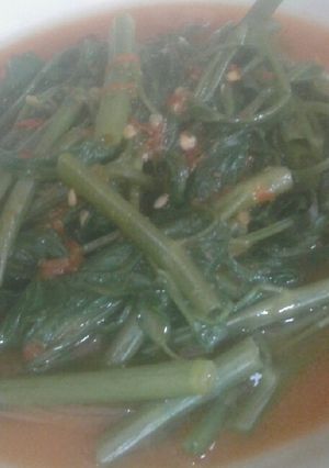 Foto resep Rujak kangkung