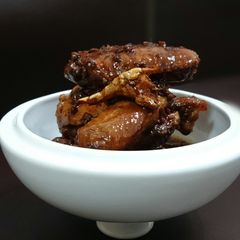 A picture of Dark Caramelized Ginger Chicken.