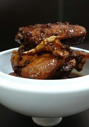 A picture of Dark Caramelized Ginger Chicken.