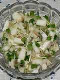 Nagaimo Yam & Radish Sprouts with Myoga Ginger + Yuzu Pepper