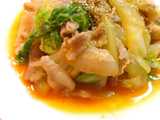 gochujang pork stir fry