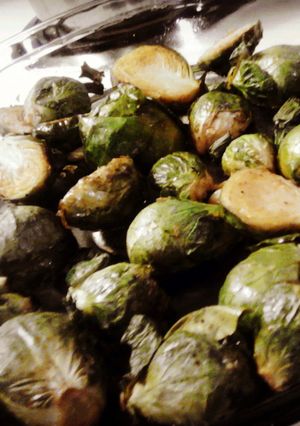 A picture of Baked Brussels Sprouts.