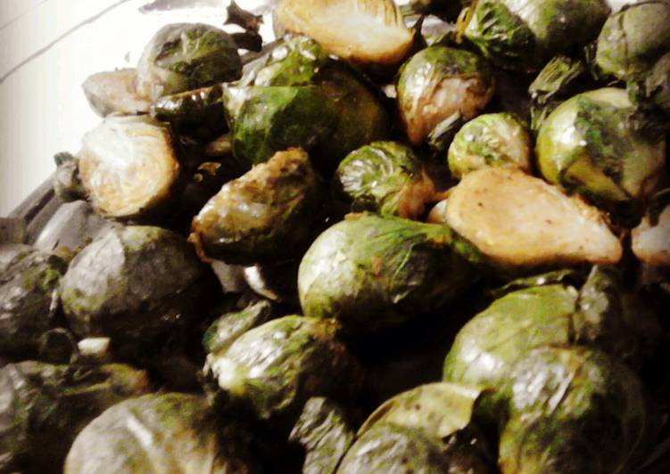 Steps to Make Speedy Baked Brussels Sprouts