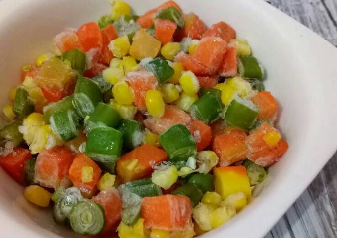 Resep Frozen Mix Vegetables Anti Gagal