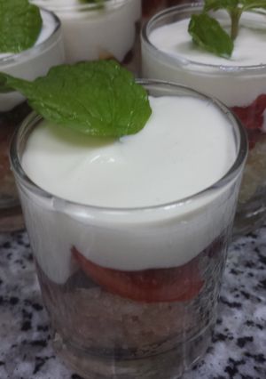 A picture of Trifle shots.