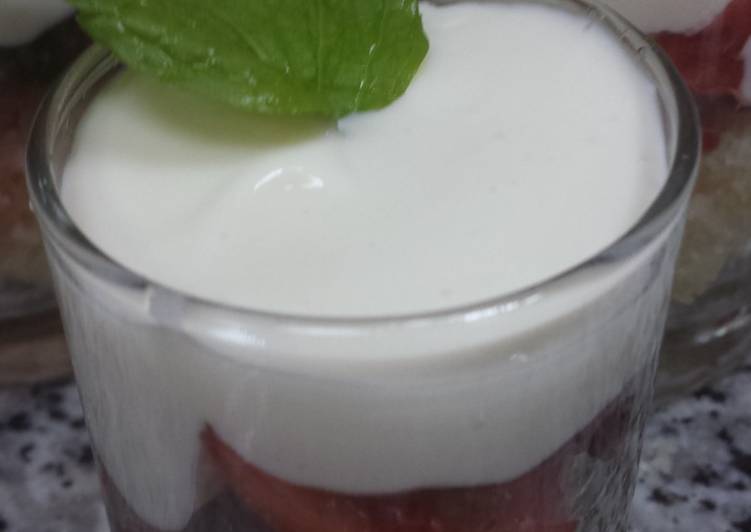 Recipe of Quick Trifle shots