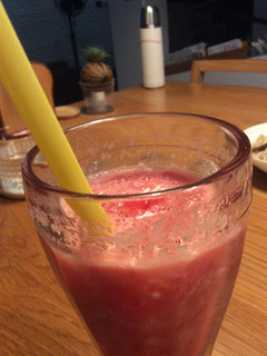 A picture of Evening Freezing Watermelon Smoothies.