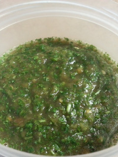 A picture of Salsa Verde/ Green Salsa.